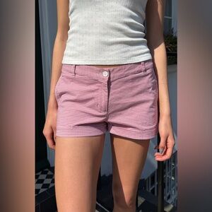 Brandy Melville henley gingham shorts